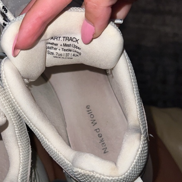 Naked Wolfe white platform sneakers - Picture 6 of 8